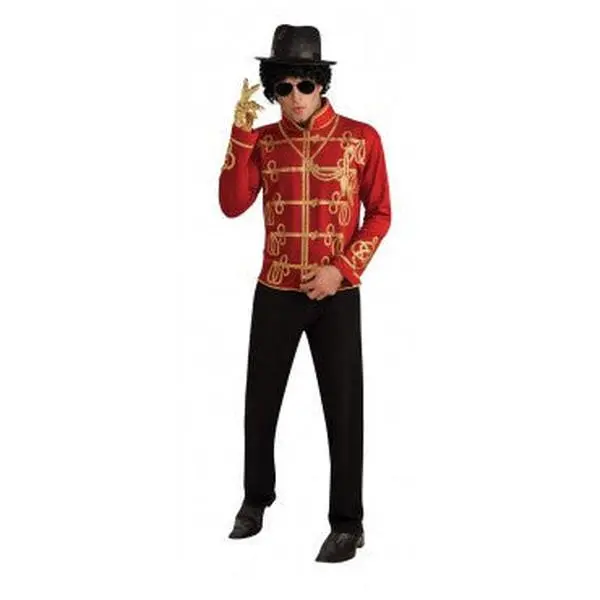 Mens Michael Jackson Red Military Jacket
