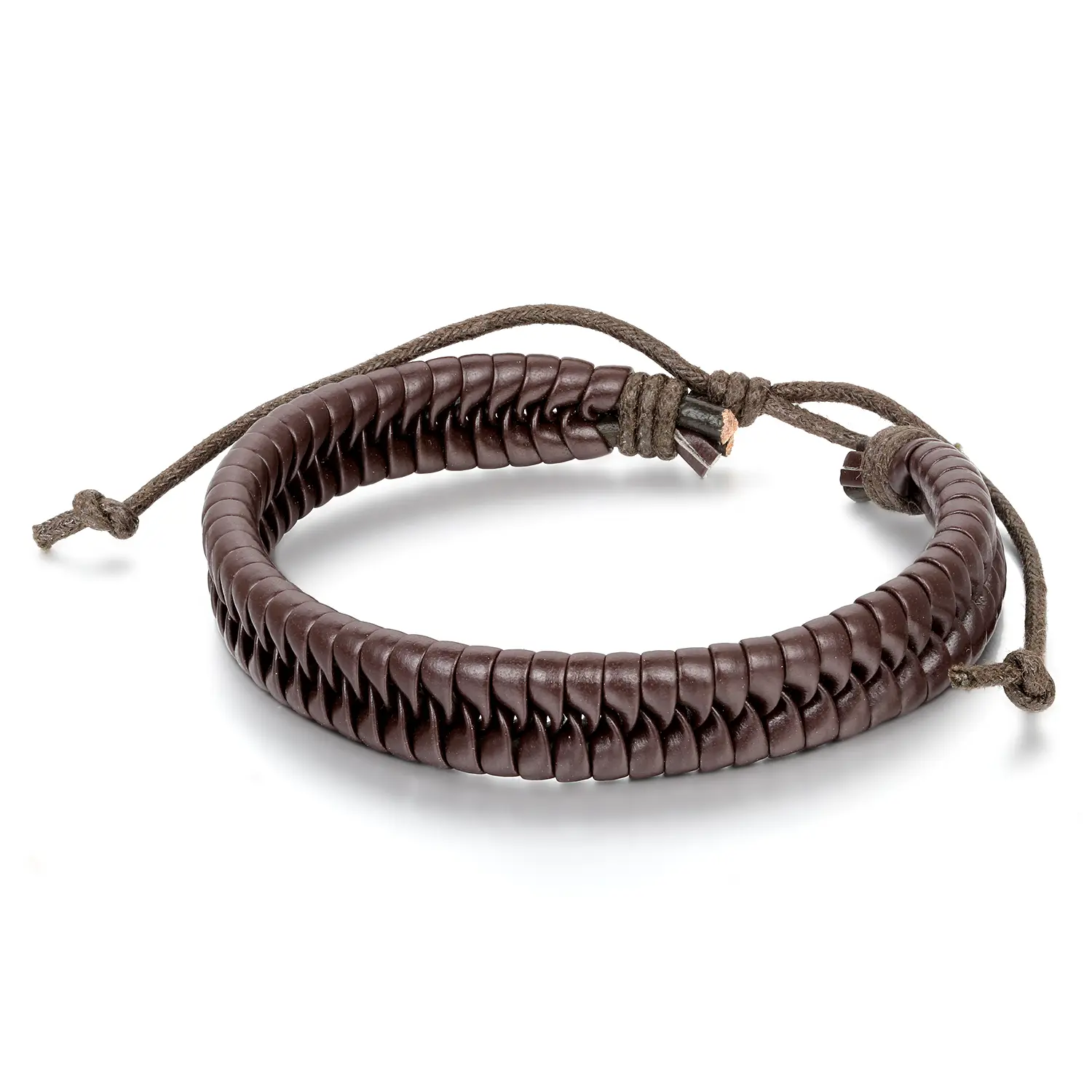 OIDEA Handmade Braided Leather Rope Bracelet - Leather Strap Rope Band, 13mm Wide 800mm Dimensions, Adjustable Size, Easy Hook Clasp, Unisex Wristband for Everyday Wear, Brown & Rose Red Boho Chic Accessory, Unisex Fit, Wheat Braid, Casual, 13Mm Adjustabl