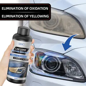 Car Headlight Restoration Polishing Kit Auto Headlight Oxidation & Yellowing Remover Headlamp Scratch Repair Renewal Maintenance Liquid
