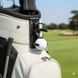 Upgrade Your Golf Game! Durable Anti-Slip Tee Holder Clip. Essential Training Aid for Improved Swing Stability & Consistency. A Must-Have Tool for Every Golfer's Bag. Golf Accessories