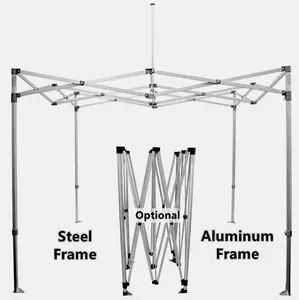 Custom Canopy with Logo by DJ PRINTING for 10x10 Pop Up Tent frame Personalized Customizable Heavy Duty for Events