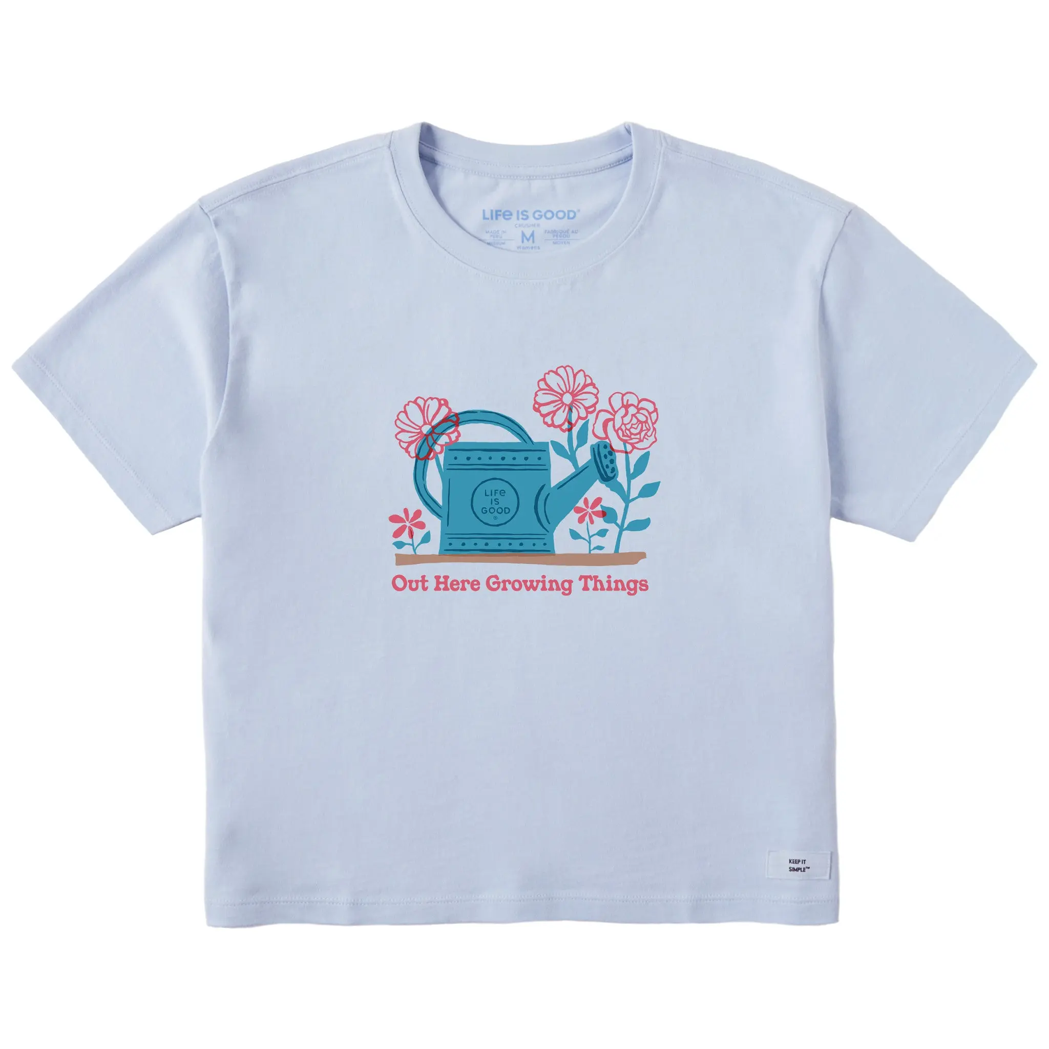 Women's Out Here Growing Things Short Sleeve Crusher Boxy Tee