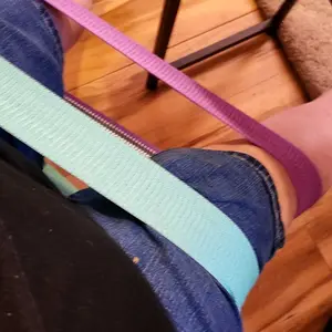 Resistance Bands Yoga Starter Sets for Women and Men 3 Set of Stretch Exercise Workout Bands for Booty Legs with Carry Bag Non-Slip & Resistant