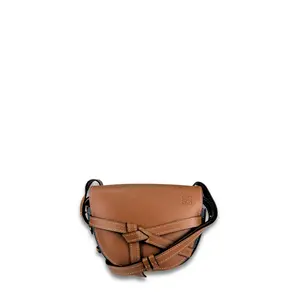 Pre-owned Loewe Calfskin Crossbody Bags Small Two Tone Gate Crossbody