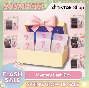 Mystery DIY Eyelash Clusters Extension Set -  Mixed 40D Kit 80100D Kit | No Style Selection, Random Delivery | Beginner Friendly Easy Gift for Home Use