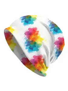 Hat Colorful Abstract Splash Outdoor Caps For Men Women Skullies Beanies Ski Caps Bonnet Hood Hat