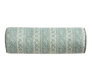 Palm Aire Orson Sage Stripe Bolster Decorative Pillow