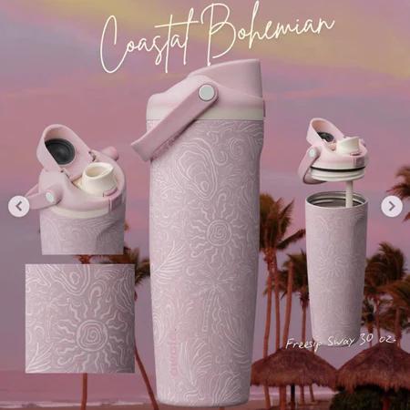 Limited Edition Owala Coastal Bohemian 30oz Tumbler – Premium FreeSip Bottle