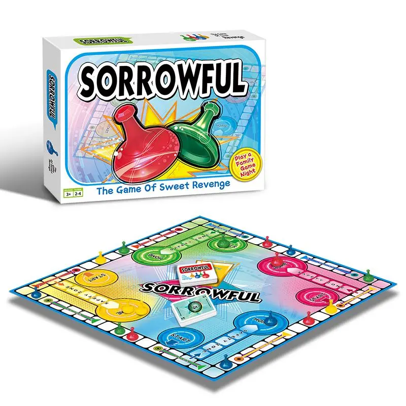 Sweet Revenge Board Game, Parent-child Interactive Logic Thinking Desktop Entertainment Game Toy, Funny Family Board Game for Kids & Adults