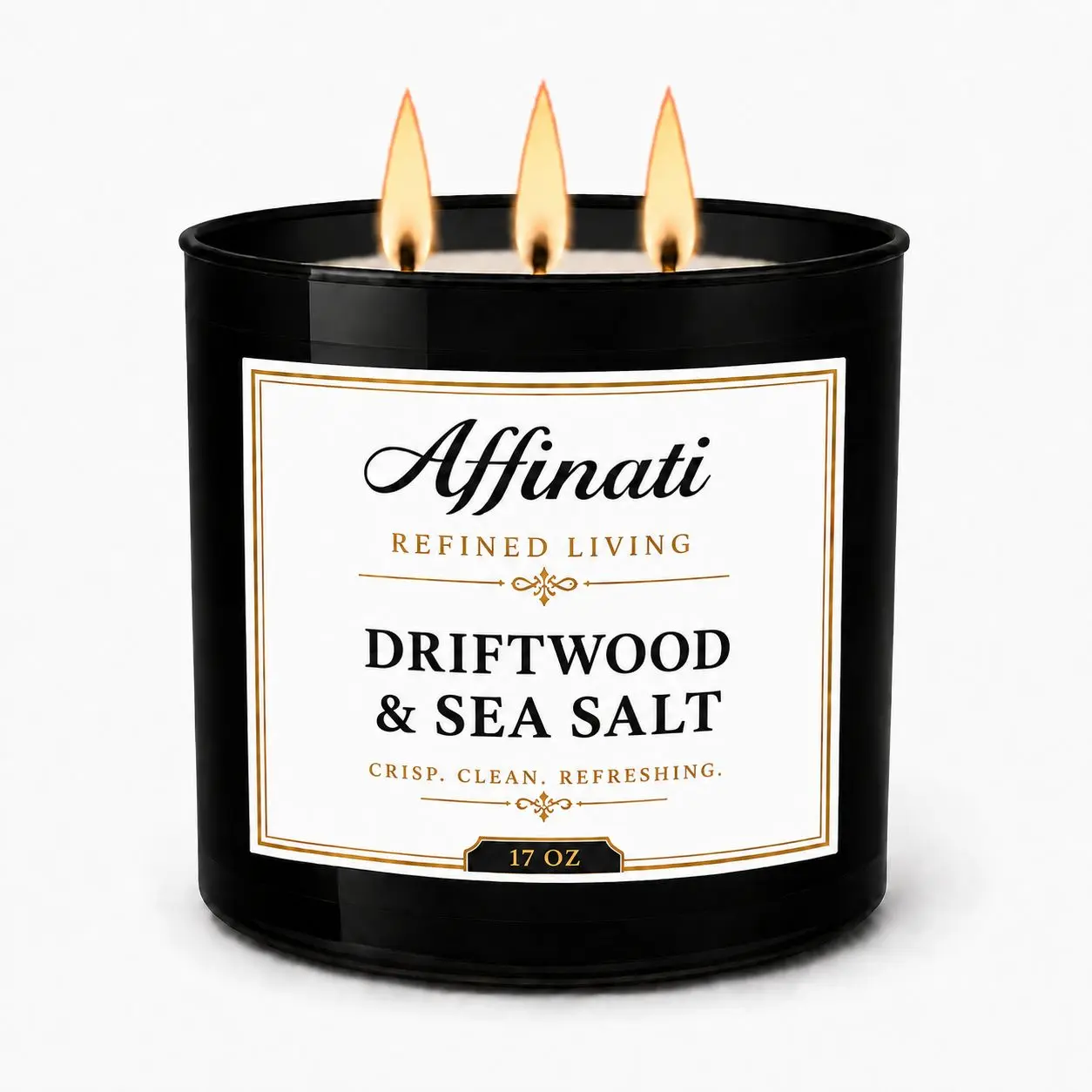 Driftwood & Sea Salt 3-Wick Candle