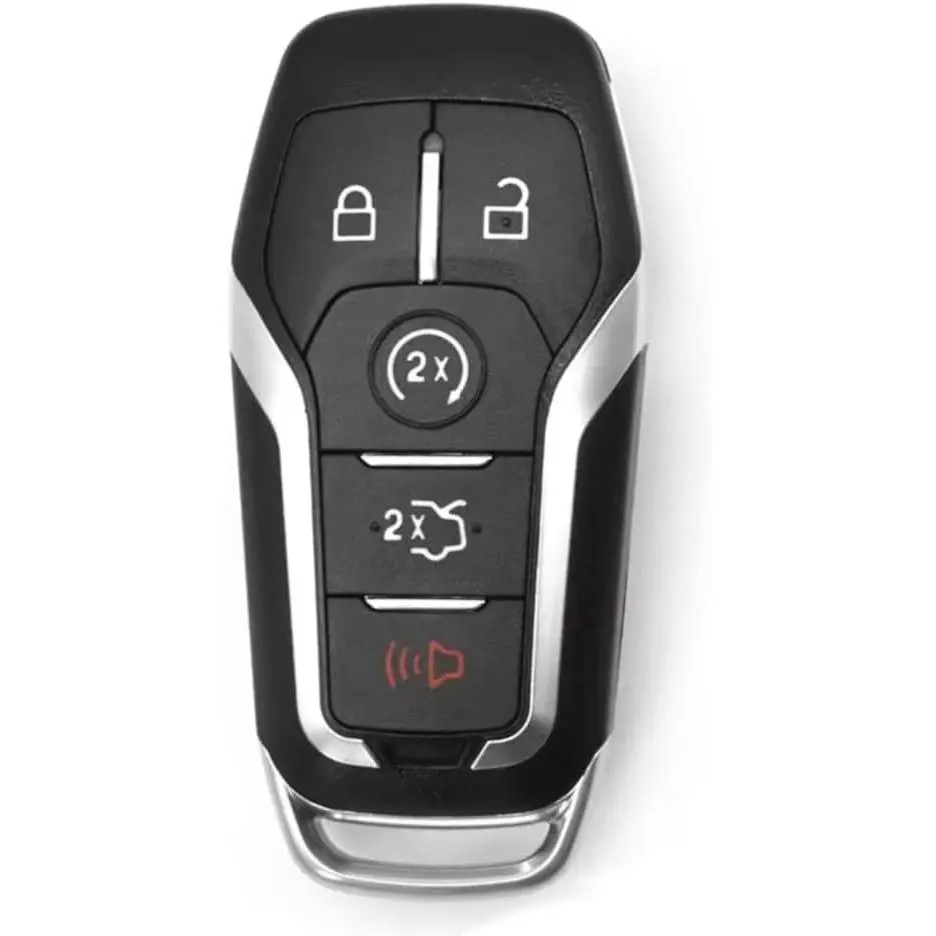 Replacement Key Housing - Keyless Entry Remote Shell Cover for Ford F-150, Edge, Fusion & Lincoln, Vehicle Key Replacement, No Programming Needed, DIY Repair, FCC ID M3N-A2C31243300 164-R8117 (No Electronics, Battery or Transponder)