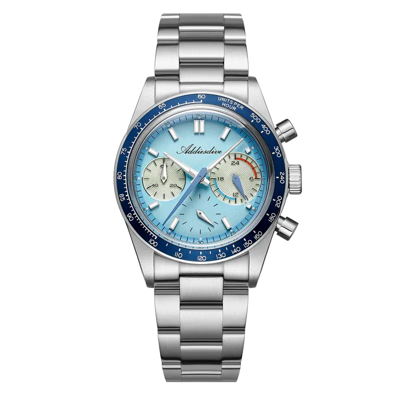 ADDIESDIVE Men's Analog Quartz Watch - Japan VK63 Drive, Panda