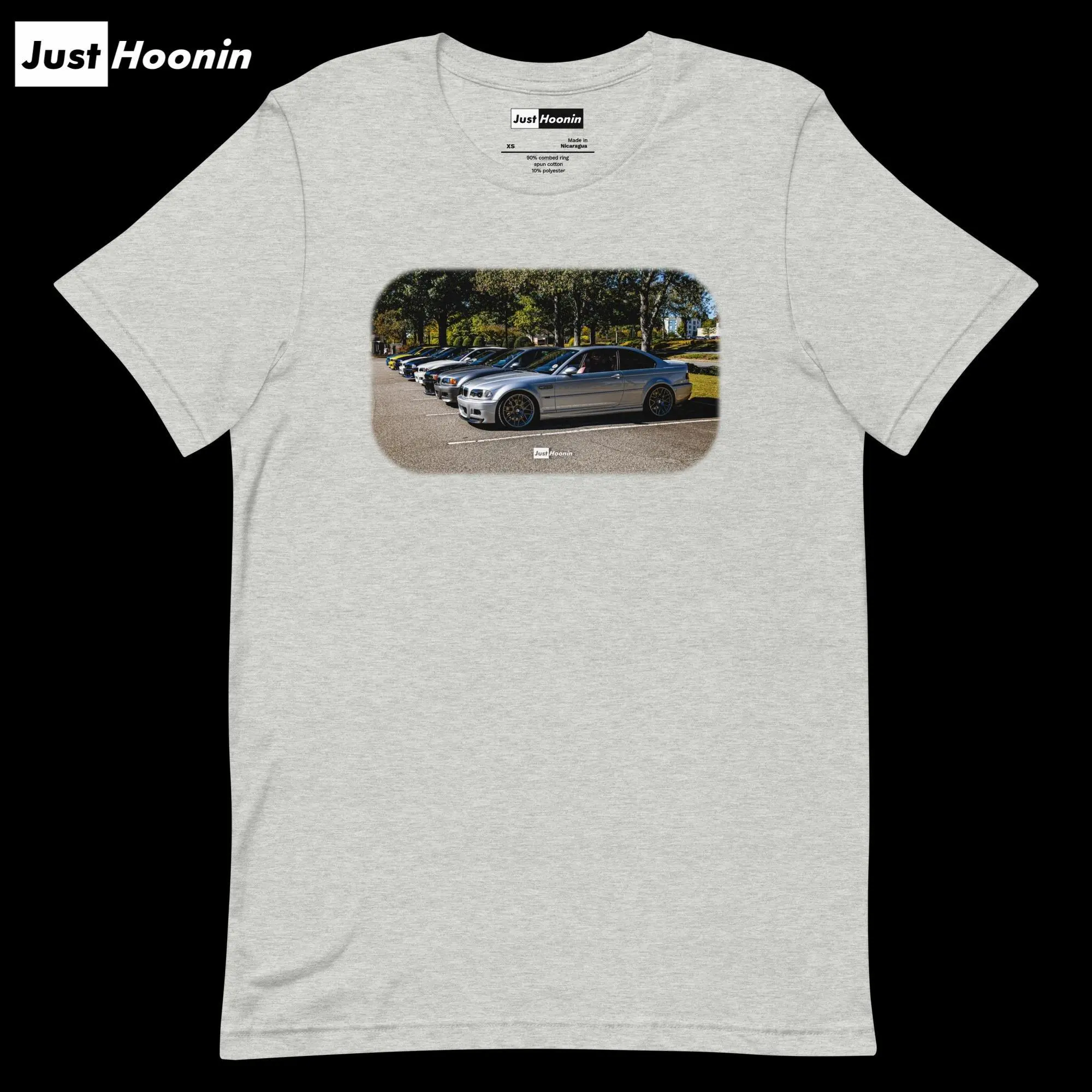 E46 M3 Lineup 2.0 T-Shirt Cotton Soft Top with Graphic Design