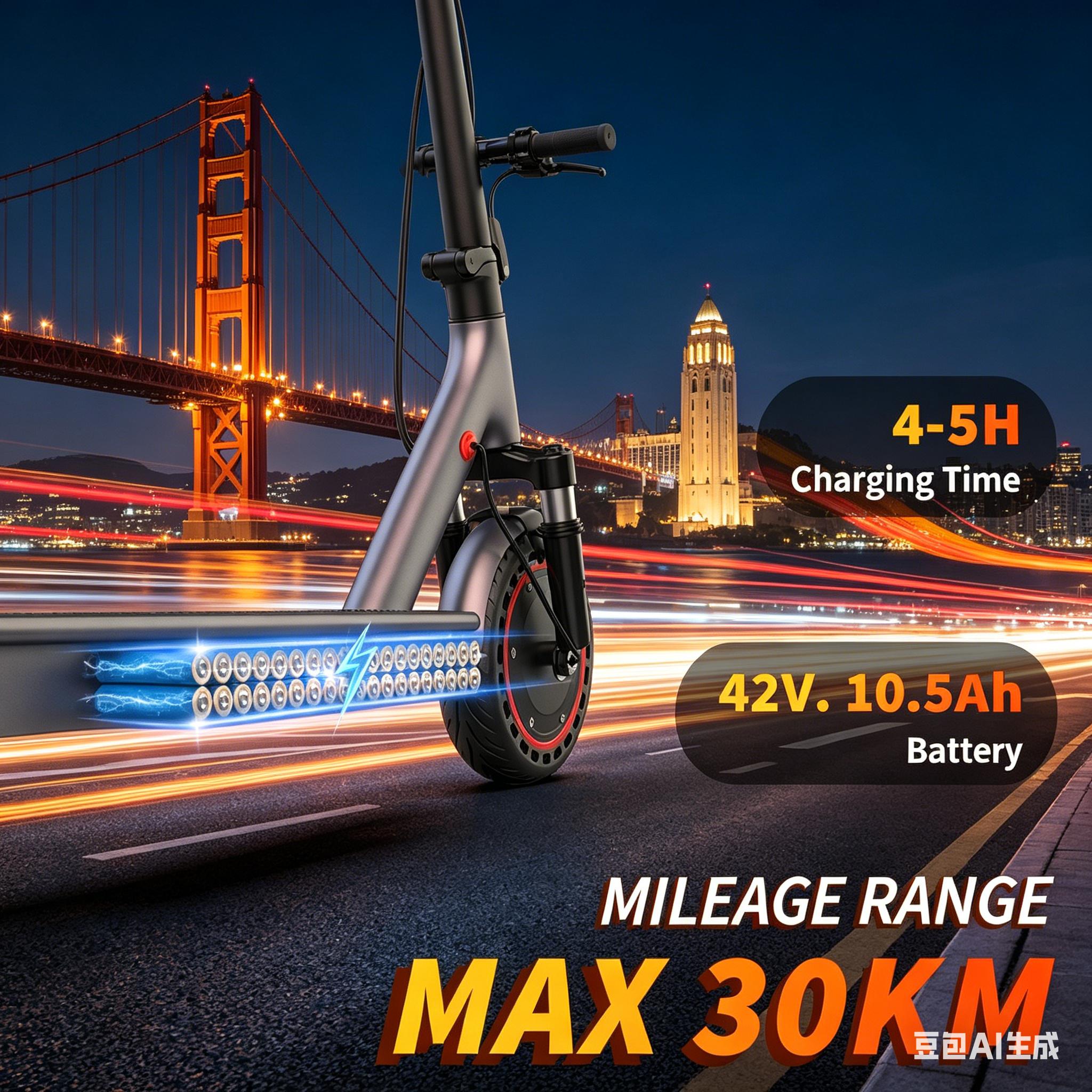 CSafe Adjustable Folding Electric Scooter for Adults & Kids | 16-22 Mph Speed | 8.5"/10"/14" Non-Slip Tires | 12-50 Miles Range | Dual Braking System | Dual Suspension | App Control | With Seat & Carry Bag