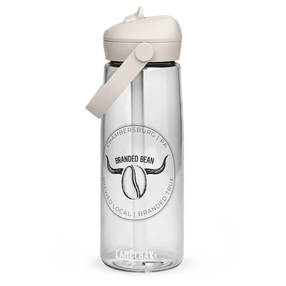 CamelBak Flip Straw Water Bottle 25 oz BPA-free Tritan Renew Stain Resistant Leak-proof Leak-proof Bite Valve Pivoting Handle Cover Drinkware