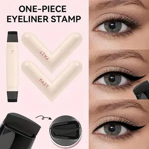 Rotating Stamp Eyeliner Pen, Waterproof Smudge-Proof Gel Liner, Longwear Eye Liner, Precision Winged Look, Long-Lasting, Beginner Friendly, Gifts for Women, Eye Makeup Product
