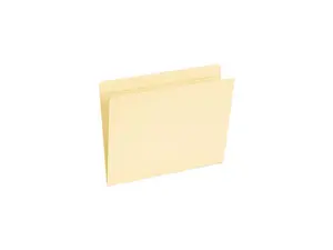 Tops Pendaflex 16651 Pocket Folders  Straight Cut  Top Tab  Letter  Manila  50/Box