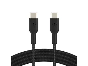 Belkin CAB004bt1MBK 3.3 ft. Black Boost Charge Braided USB-C to USB-C Cable