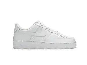 (Size 8-13M) Nike CW2288-111 Men's Air Force 1 Low White Classic Sneakers Shoes - Plain Design for Everyday Wear