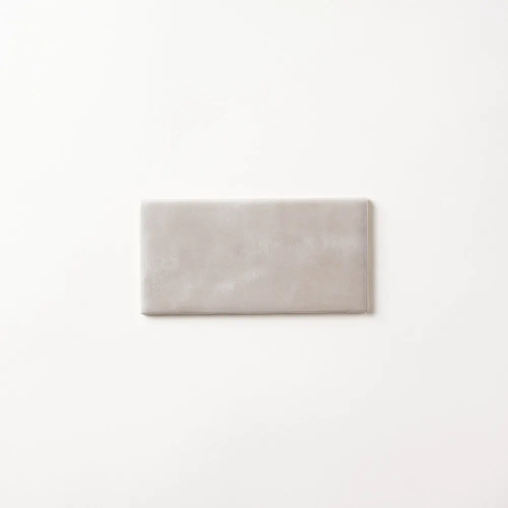 San Fran Gray 3x6 Bullnose Ceramic Tile Glossy