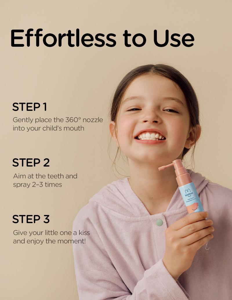 tootoo Kids Oral Spray, Toddler Toothpaste Helper Natural Cavity Defense & Fresh Breath, Grape Flavor with Xylitol & Probiotic, Children Anticavity with Fluoride Free, 20ml tootoo Kids Oral Spray, Toddler Toothpaste Helper Natural Cavity Defense & Fresh Breath, Grape Flavor with Xylitol & Probiotic, Children Anticavity with Fluoride Free, 20ml