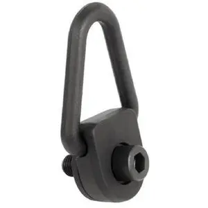 American Drill Bushing 450 kg. Load Limit, Side Pull Hoist Ring M10x1.5 Thread Size, 1-1/2 Inch Diameter Ring 36810