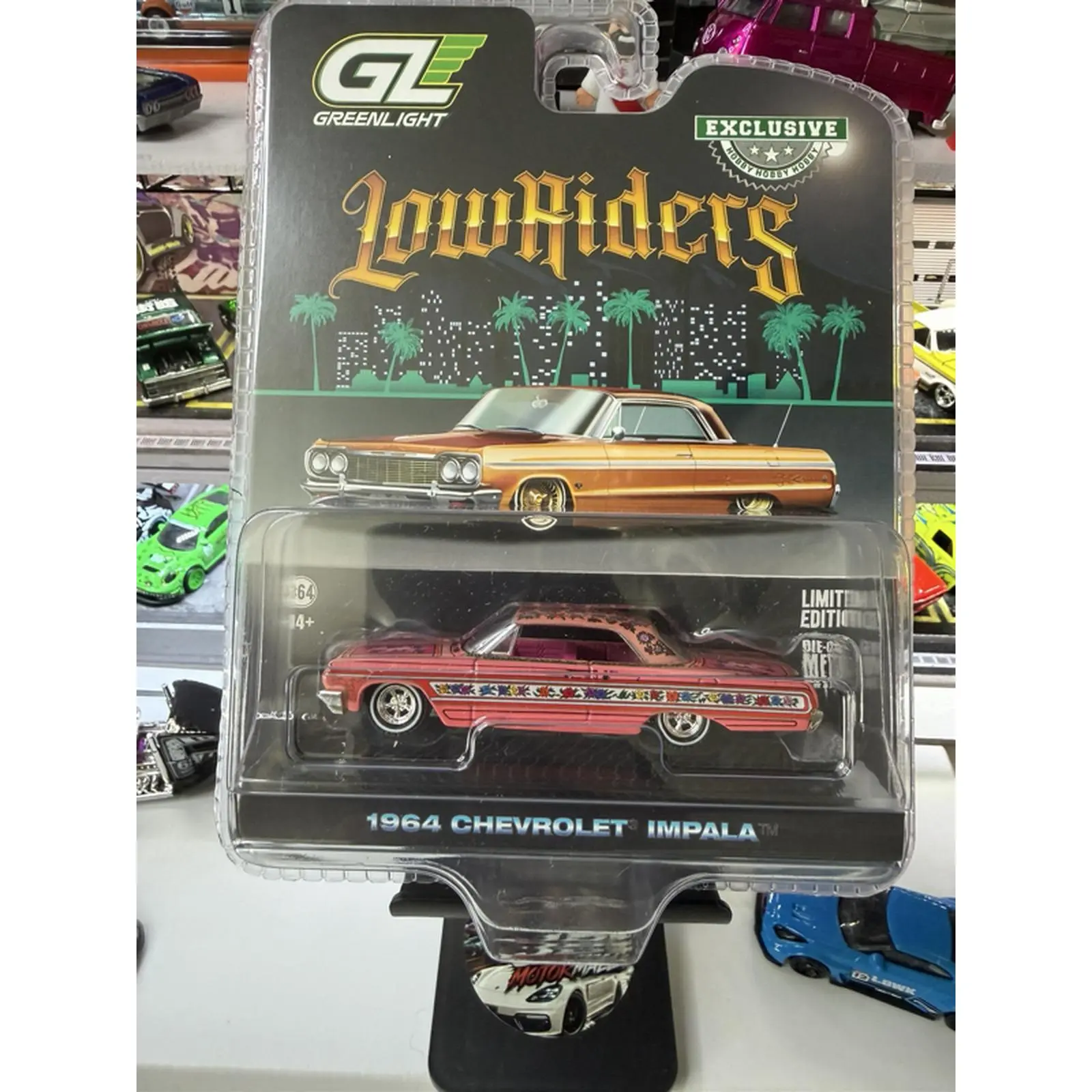 GreenLight 1964 Chevrolet Impala LowRiders Exclusive Limited Edition Diecast Model Car