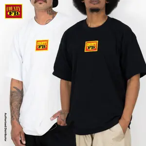 FB County Men's Box Logo T Shirt Embroidered Short Sleeve T Shirts Heavyweight T Shirt Cotton Tee FBCOUNTY Plain Cotton LA Streetwear Hip Hop