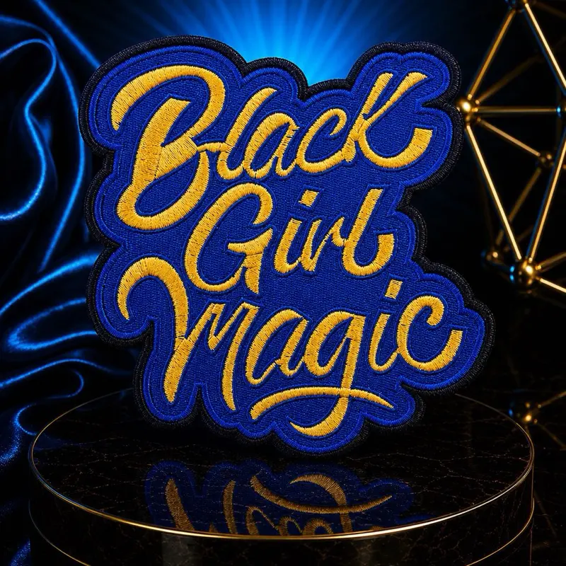 Black Girl Magic Iron-On Patch