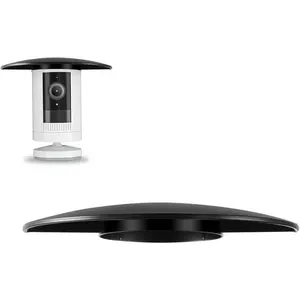 Sun Rain Shade Camera Cover for Ring Stick Up Cam, Camera Shield for Resistant UV, Protective Weather Shield for Outdoor Use (Black)