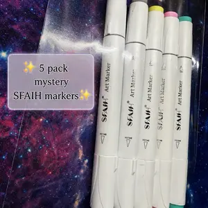 Mystery 5 pack SFAIH brush tip alcohol markers