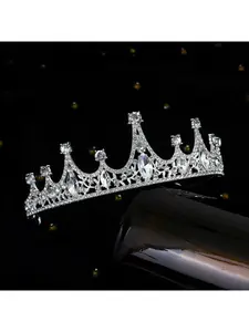 Bride's Crown Wedding Dress Matching HeadwearHair accessories Fashionable Women's Hair bands Birthday Cake Crown