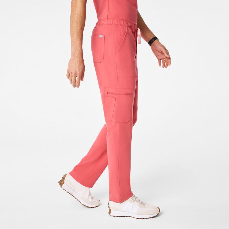 men's Pulmonary Pink Cairo - Short Cargo Scrub Pant