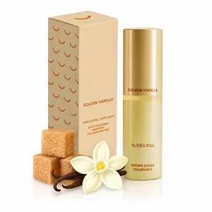 Sweet Spot Golden Vanilla Solid Fragrance Stick Vanilla Brown Sugar Roll On Perfume Vegan Cruelty Free Travel Long Lasting Body Fragrance