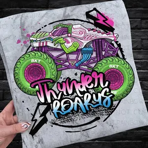 Youth and Adult ThunderROARus Pastel Monster jam T-shirt, monster racing shirt, Racing Fan Outfit, Family Matching Gift, Monster Jam shirt, Monster Truck tee, Monster jam Fan Gift, toddler clothes, Youth clothing, summer outfit, birthday gift