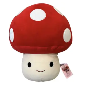 Mushroom Plush Toy (Multiple Sizes) Solid Color Soft Plush with Premium PP Cotton Filling for All Ages
