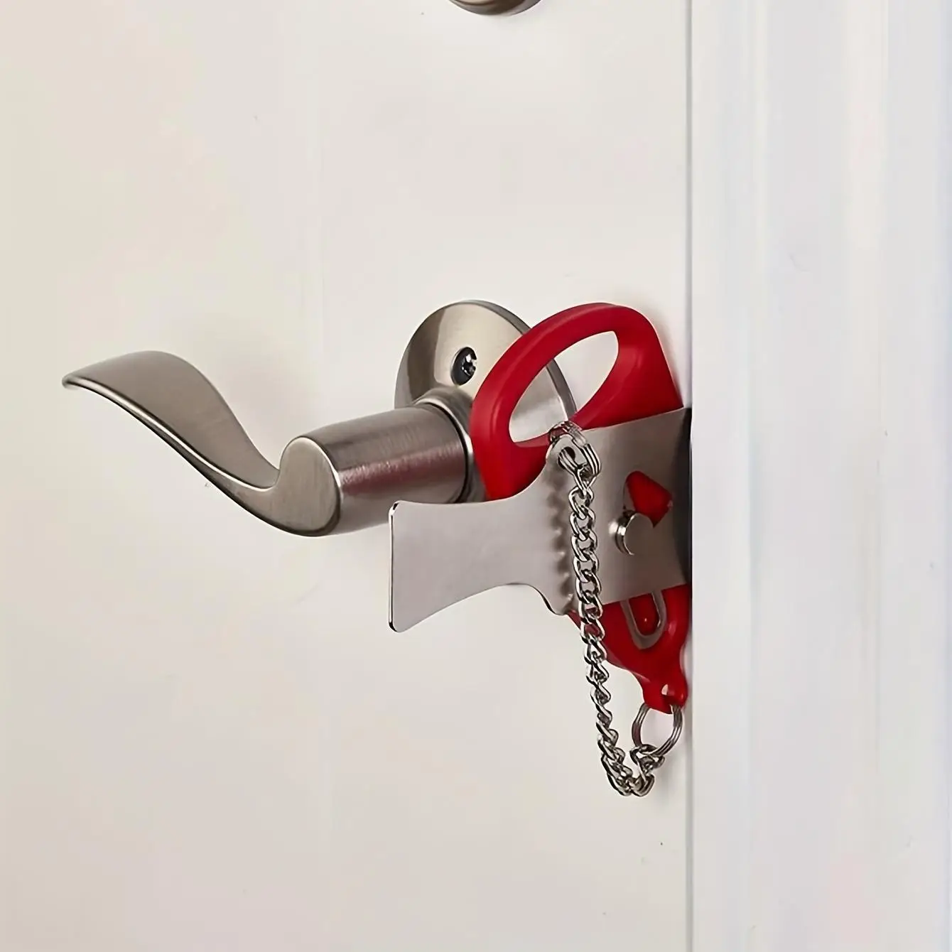 Portable Door Lock, 1 Count Travel Essentials Internal Hotel Home Security Lock, Apartment Travel Front Door Room Security Device, Traveler Women Trav