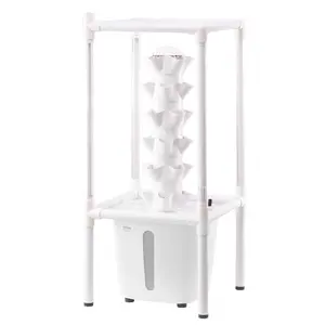 【DealsForYouDays】Hydroponic Growing System with Grow Light 30 Pods Indoor Hydroponic Tower Garden