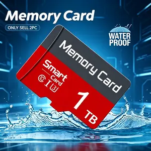 2 Pack 1TB Micro SD Card for Mobile Phones & Car Audio, Durable SD Memory Card for Dash Cams, Micro TF SD Cards for Surveillance Cameras, MicroSDXC Card Compatible with PC, Universal SD Card Storage