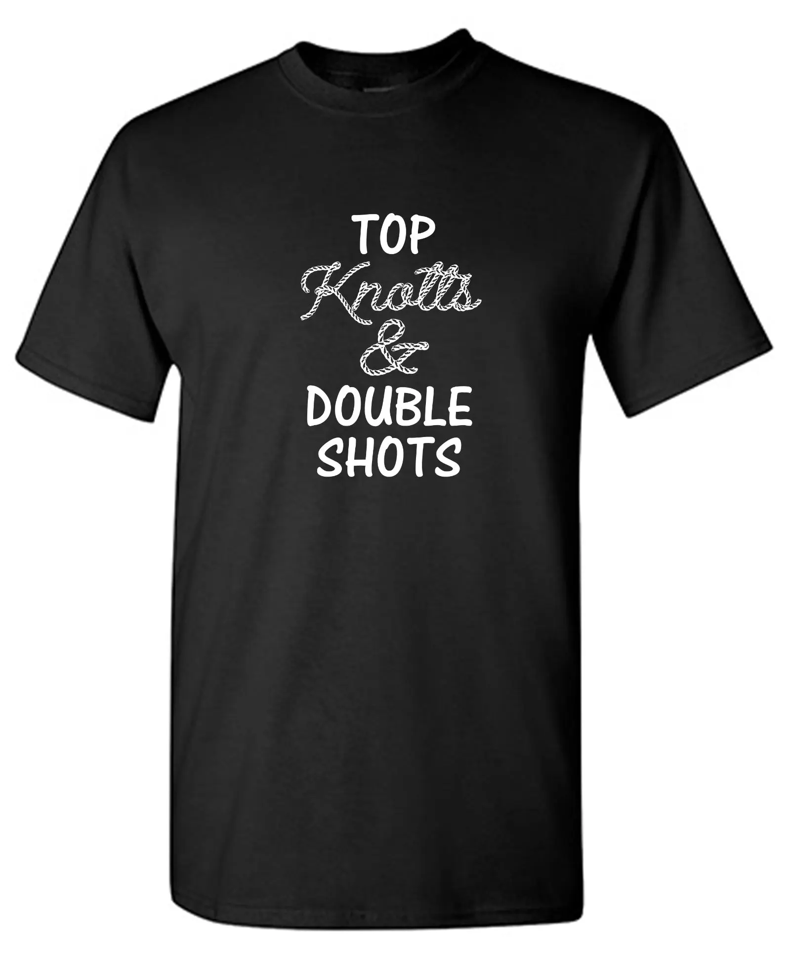 Top knotts and double shots - Ring Spun Tee