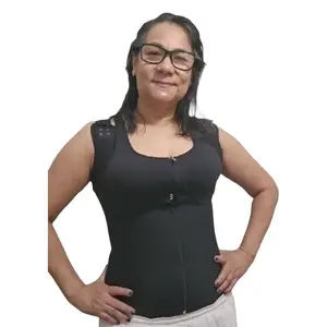 Chaleco Gio Women's Compression Top with Zipper, Casual Style, Minimalist Design for Comfort and Basic Wear