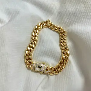 Vintage Retro Miami Cuban Chain Bracelet