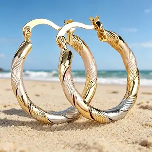 woman jewelry accessory 2 Pairs Hoop Earring Sets for Women Small Hypoallergenic Trendy Waterproof Lightweight Multiple Cartilage Earring for Women