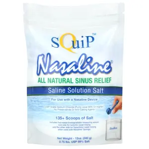 Squip Nasaline®, Saline Solution Salt, 12 oz (340 g)