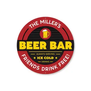 Custom Beer Bar Sign