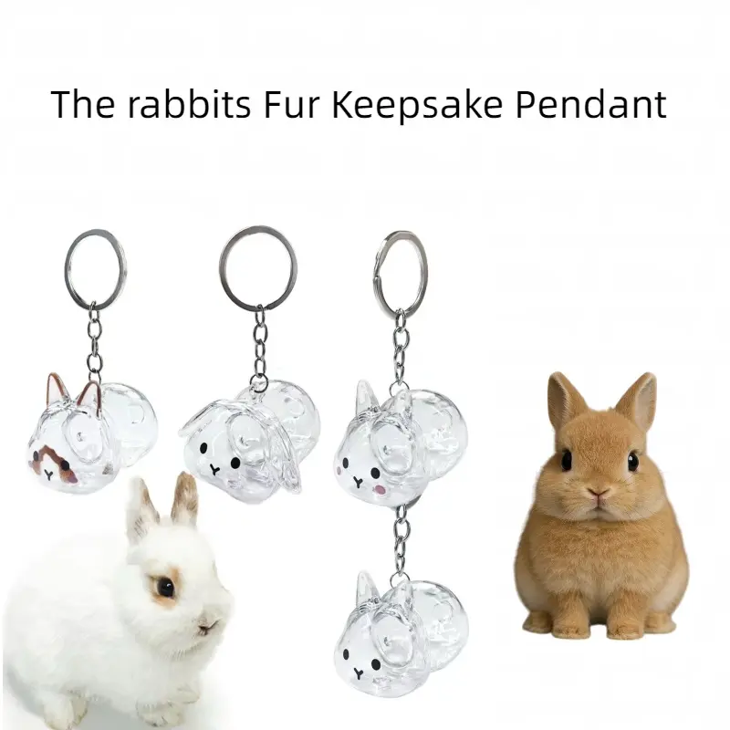 Happy Sumi The rabbits Fur Keepsake Pendant，This is used to collect rabbit hair, so you can take your furry friend anywhere. A perfect gift for rabbit lovers.