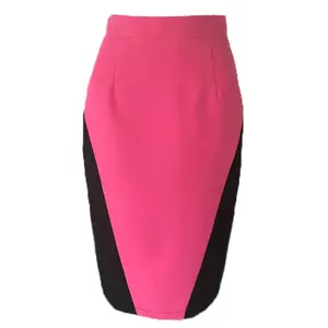 Women's 2-Tone Hourglass Pencil Skirt - Sz. 0