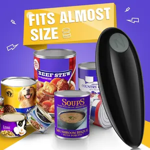 1pc Automatic Electric Can Opener - Smooth Edge, Easy-Use, Ideal For Easter Gifts & Fathers's Day & Mother's Day Gift, Seniors, Fathers's Day Perfect For Kitchen & Camping, Kitchen Accessory, Kitchen Tool, Durable Plastic (2AA Batteries Not Included)