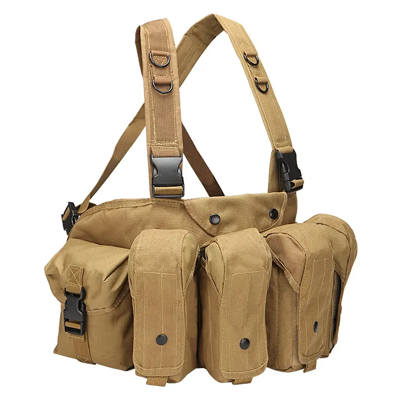 Men's Tactical Plate Carrier, Adjustable Water-Resistant 500D Nylon Modular Chest Rig with Quick-Release System for Airsoft & Milsim, Custom Panels