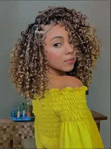 Braided Wigs for Women 16inch 13x6HD Braided Lace Front Wigs Boho Braided Wigs with Baby Hair Black Goddess Box Braid Wig Premium Synthetic Braided Lace Front Wigs